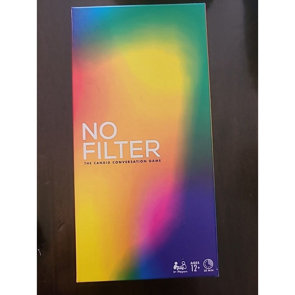 NO FILTER The Candid Conversation Game Big G Creative LLC. Ages 12+ New Sealed